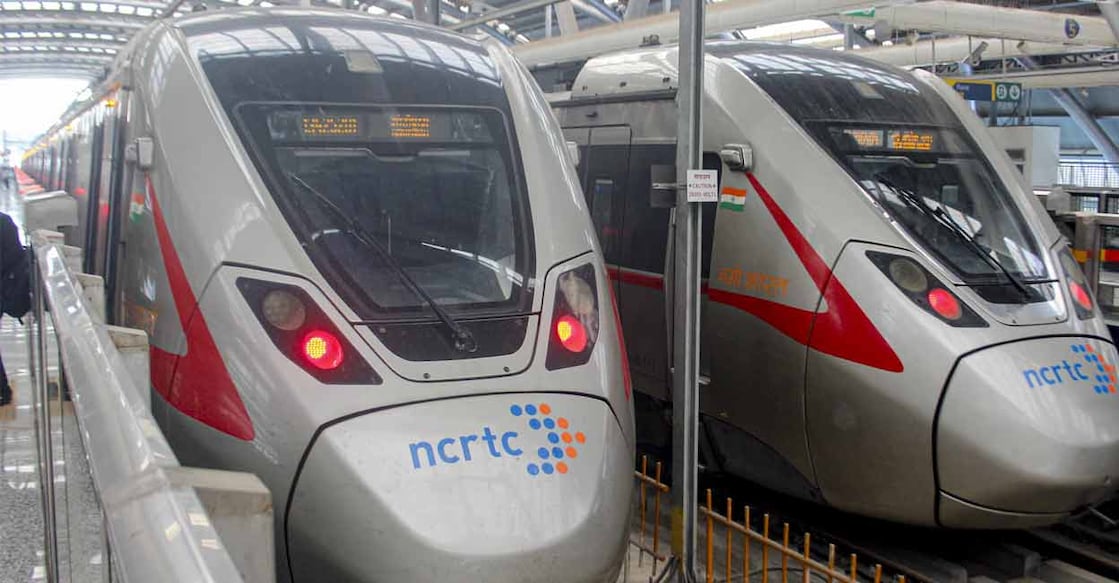 Namo Bharat trains. Photo: PTI