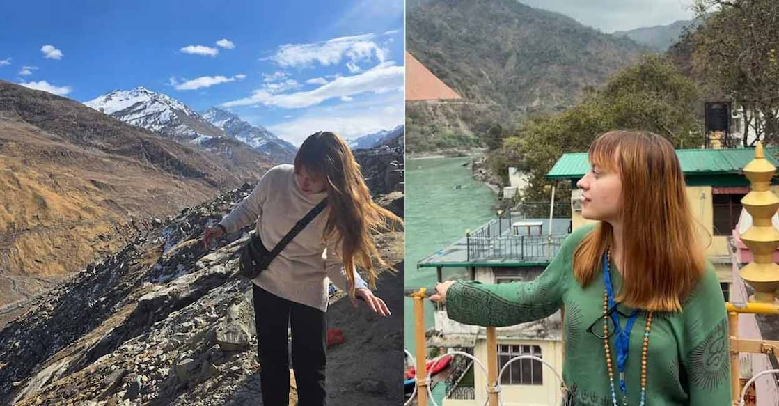 Alyssa during her trips. Photo: Instagram/@alliissss__
