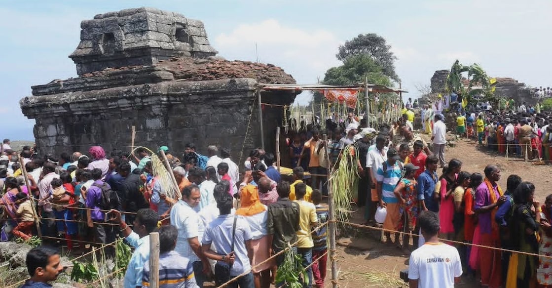 A file photo of the Mangala Devi Chitra Pournami festival. Photo: Special arrangement