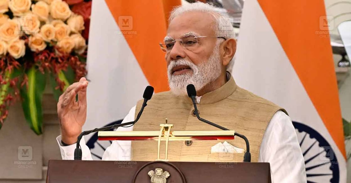 PM Modi will visit Thiruvalla on April 4 for an election campaign. Photo: Manorama