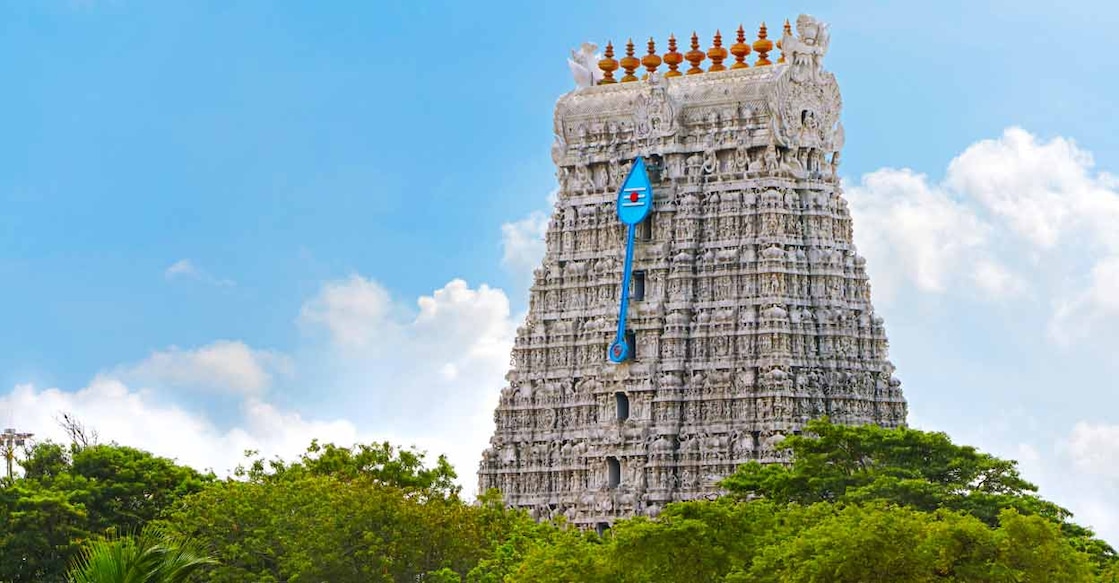 Tiruchendur Murugan Temple. Photo: Shutterstock/Shyamalamuralinath