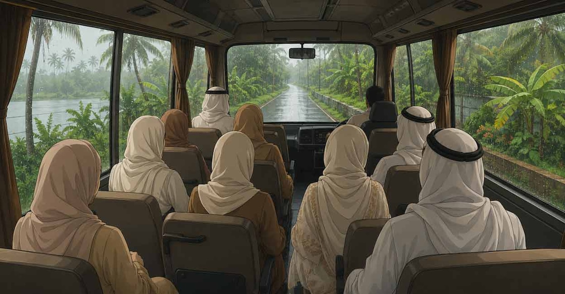 Most Arab visitors travel as families, with wives, children, mothers, siblings, and other relatives. Photo: AI-Generated image