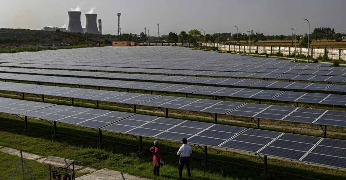 India has committed to reducing the emissions intensity of its GDP by 47 per cent by 2035. Photo: AFP
