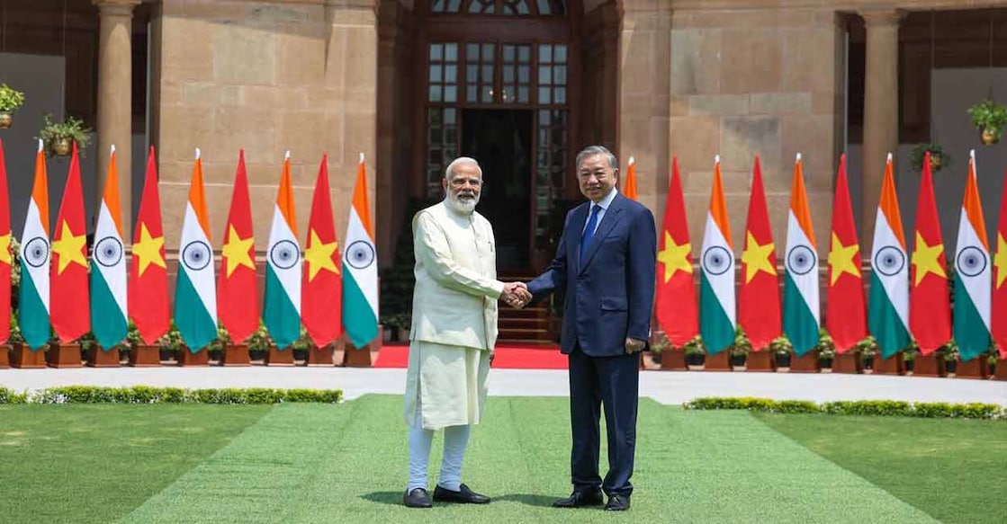 India and Vietnam elevated their ties to an ‘Enhanced Comprehensive Strategic Partnership’. Photo: X / @MEAIndia