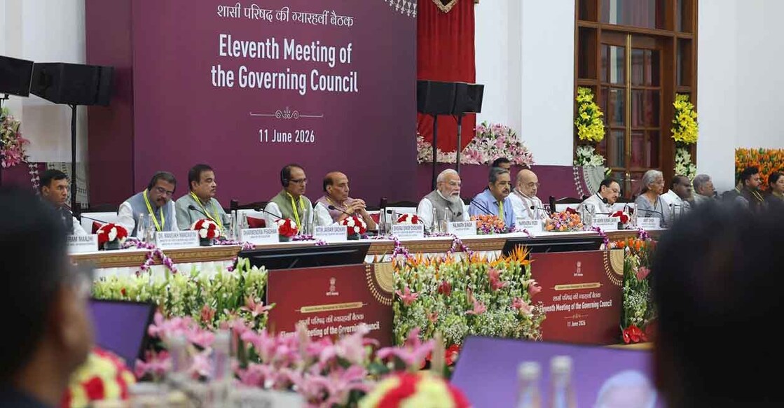This was the first time when Chief Ministers of all 28 states participated in the Governing Council Meeting of NITI Aayog. Photo: X / @narendramodi