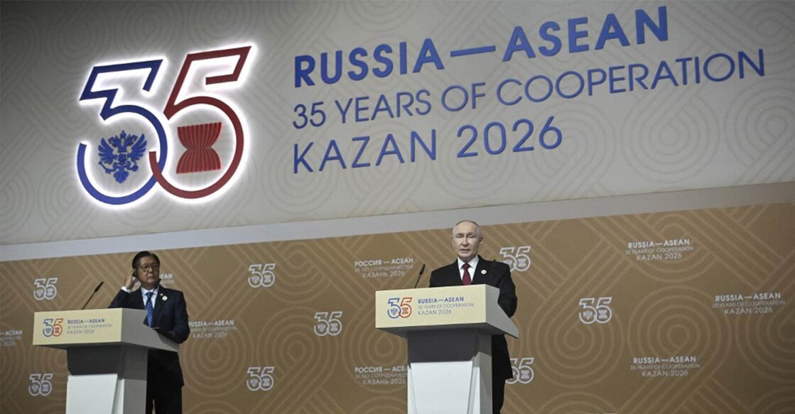 The summit was co-chaired by Philippines President and ASEAN Chair for 2026 Ferdinand Marcos Jr and Russian President Vladimir Putin. Photo: AFP