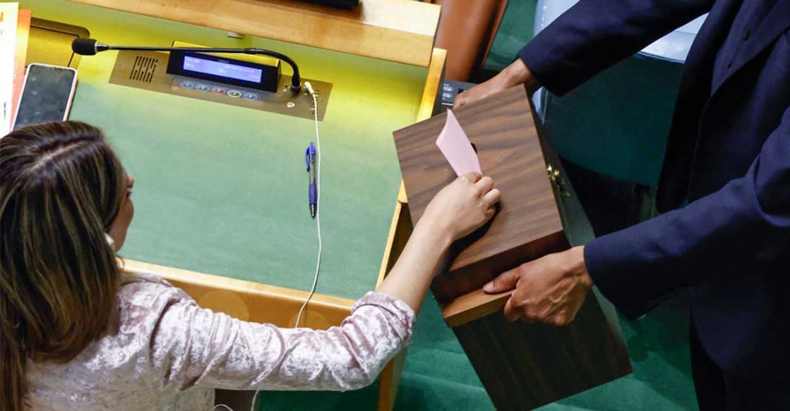 The five countries were elected by the 193-member General Assembly. Photo: AFP