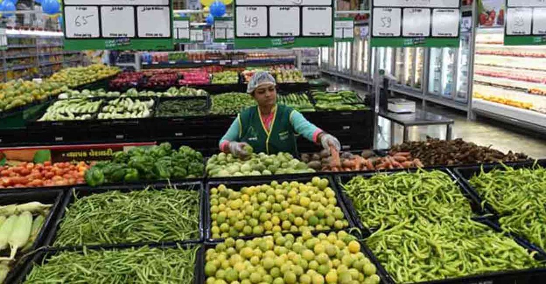 This is the first time that retail inflation has surpassed the 4 per cent mark under the new series. Representational Photo: AFP