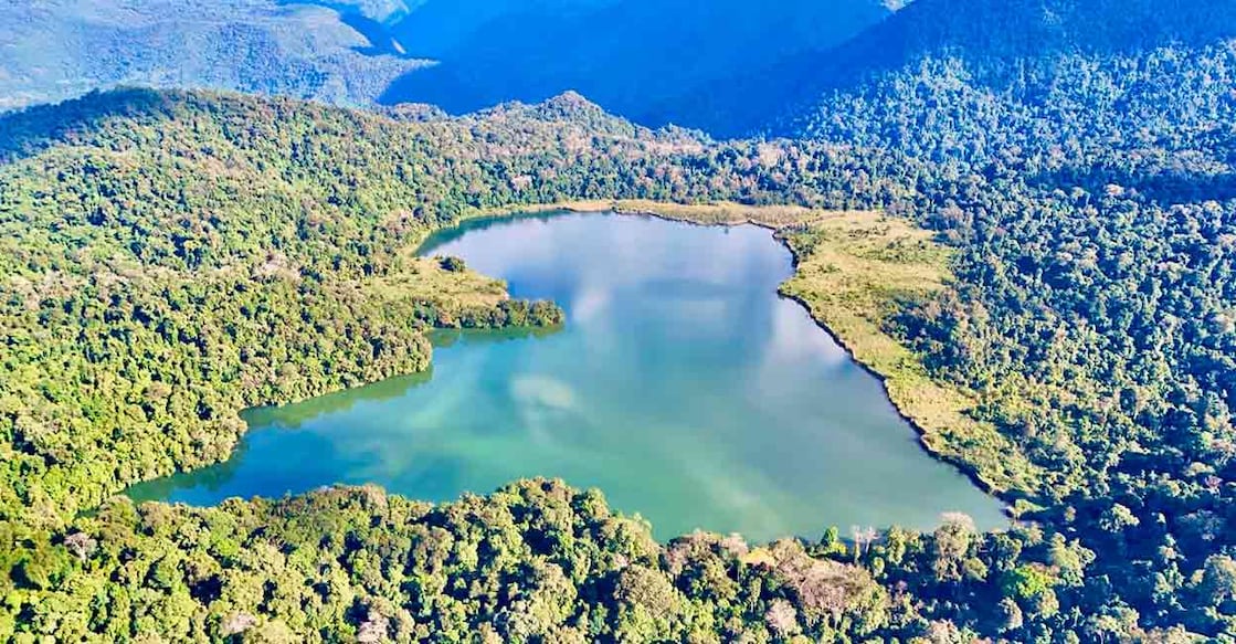 The Site is a freshwater lake found within the Kamlang Tiger Reserve and Wildlife Sanctuary in the Eastern Himalayas. Photo: X / @byadavbjp