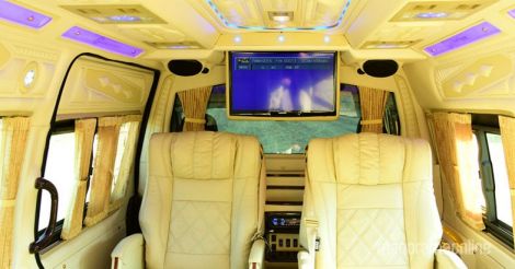 Customized HiAce makes a grand entry to Kerala