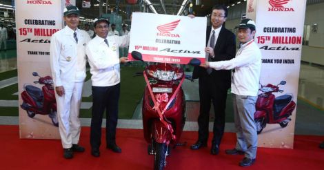 Activa creates new record, sells 15m units since rollout