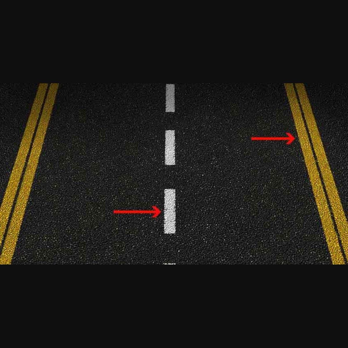 The Yellow And White Lines On The Road Have A Message Don T Ignore Them Fast Track