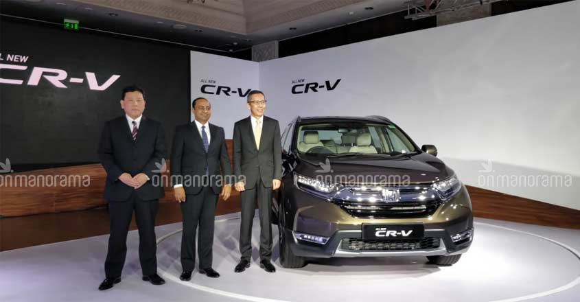 Honda drives in new CR-V to India Honda drives in new CR-V to India