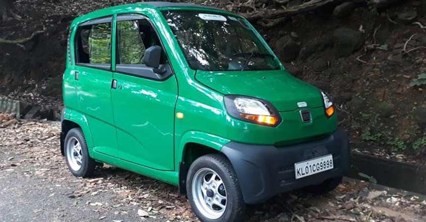 The cute Qute, India's first quadricycle The cute Qute, India's first quadricycle