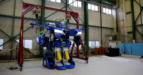 Real life transformers are here! Watch humanoid robot turn into car