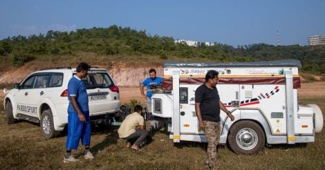 This Kasaragod native builds his own 'car house' and travels the world in it