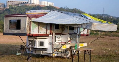 This Kasaragod native builds his own 'car house' and travels the world in it