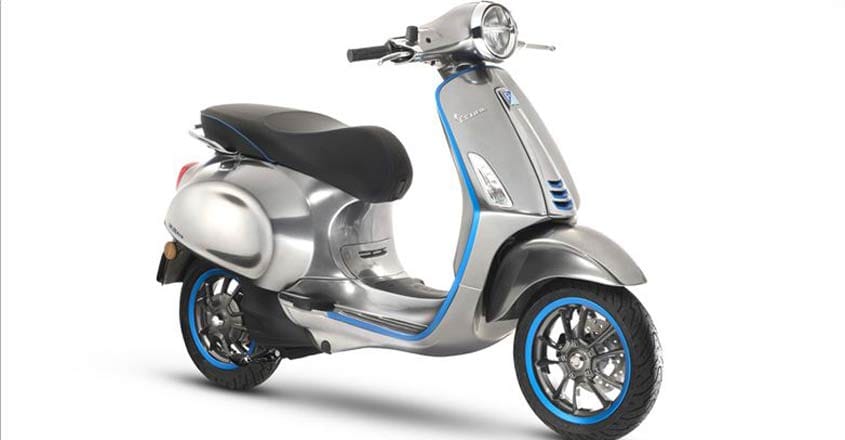 Vespa's electric scooter is a marathon runner Vespa's electric scooter is a marathon runner