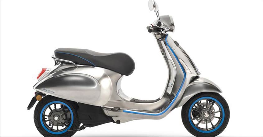Vespa's electric scooter is a marathon runner Vespa's electric scooter is a marathon runner