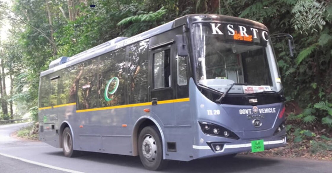 KSRTC e-Buses trek to history in Sabarimala