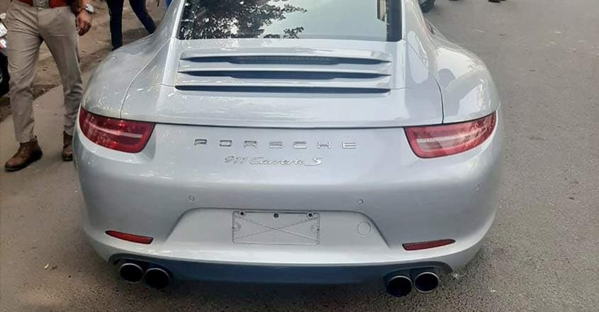 Porsche owner slapped Rs 9.8 lakh fine for not having valid documents Porsche owner slapped Rs 9.8 lakh fine for not having valid documents