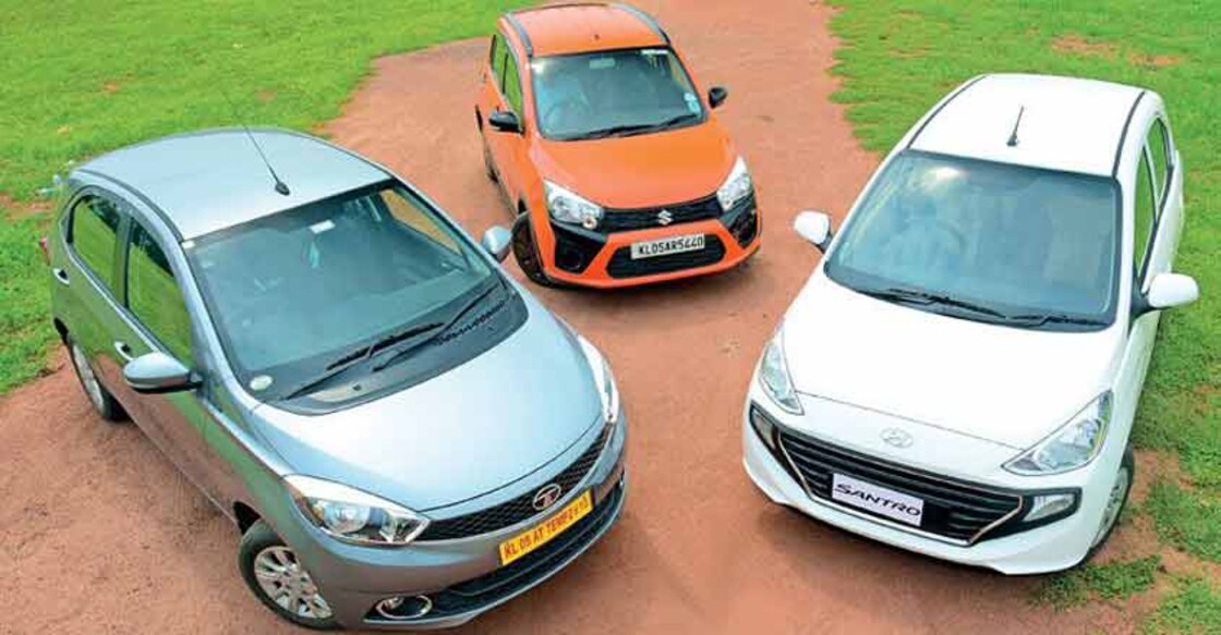 Clash of the tallboys: Santro vs Celerio and Tiago