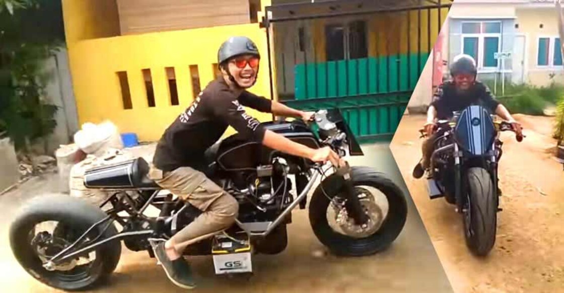 When modification becomes a wonder: bike gets Innova engine