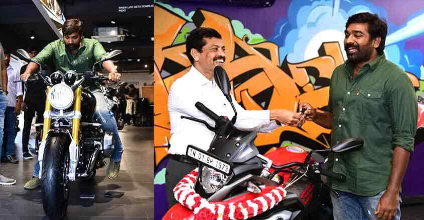 Makkal Selvan Vijay Sethupathi gets himself a BMW adventure bike Makkal Selvan Vijay Sethupathi gets himself a BMW adventure bike