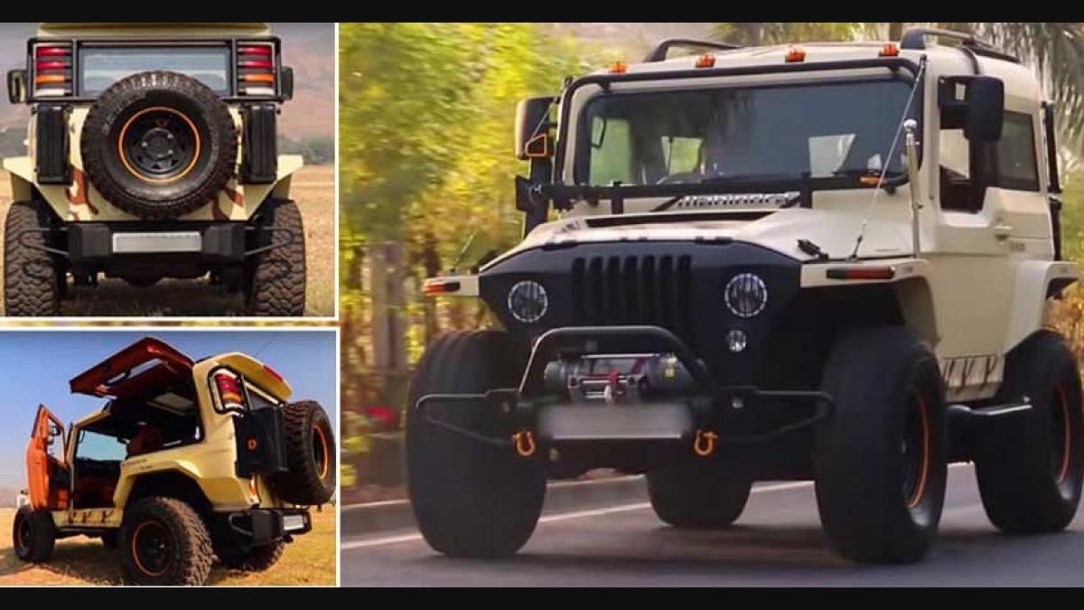 This modified Thar is completely legal on the roads | Autos ...