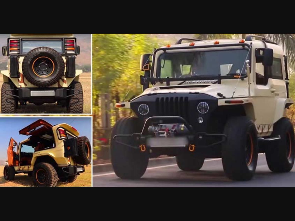 This modified Thar is completely legal on the roads | Autos ...