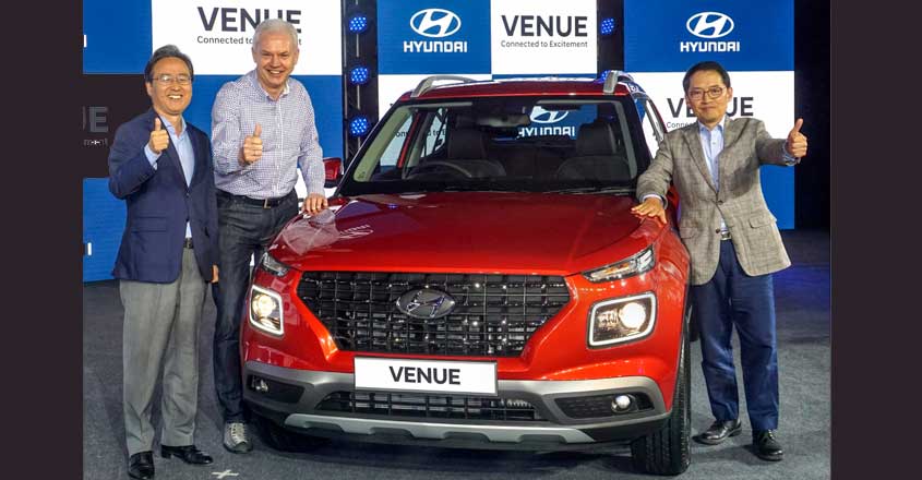 Hyundai revs up competition in compact SUV segment with 'Venue' Hyundai revs up competition in compact SUV segment with 'Venue'
