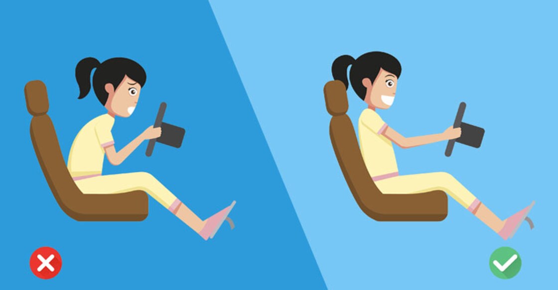 Find the right seating position to drive like a pro