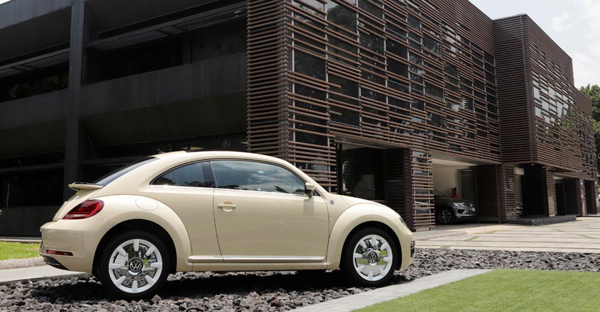 Last Volkswagen Beetle drives into the sunset Last Volkswagen Beetle drives into the sunset