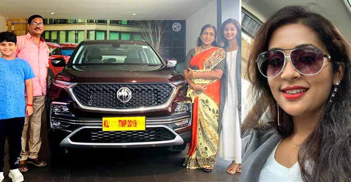 MG Hector, a cracker of a gift for Navya Nair's parents, floored the actress