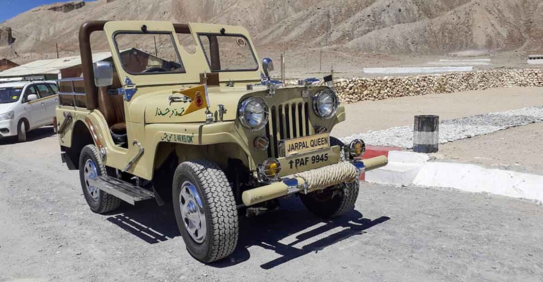 Jeep captured from Pakistan stands as 'war trophy' in army camp