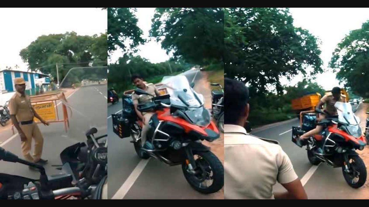 Even Cops Wanted To Pose For A Pic With This Rs 19 Lakh Bike Video Fast Track English Manorama