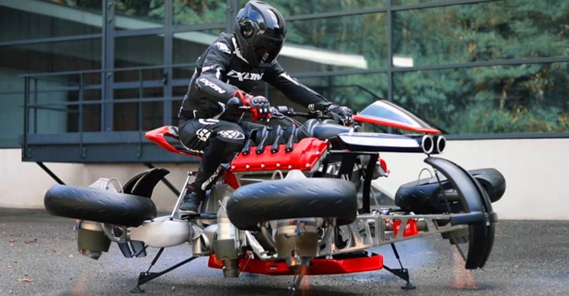 A real motorcycle that can fly