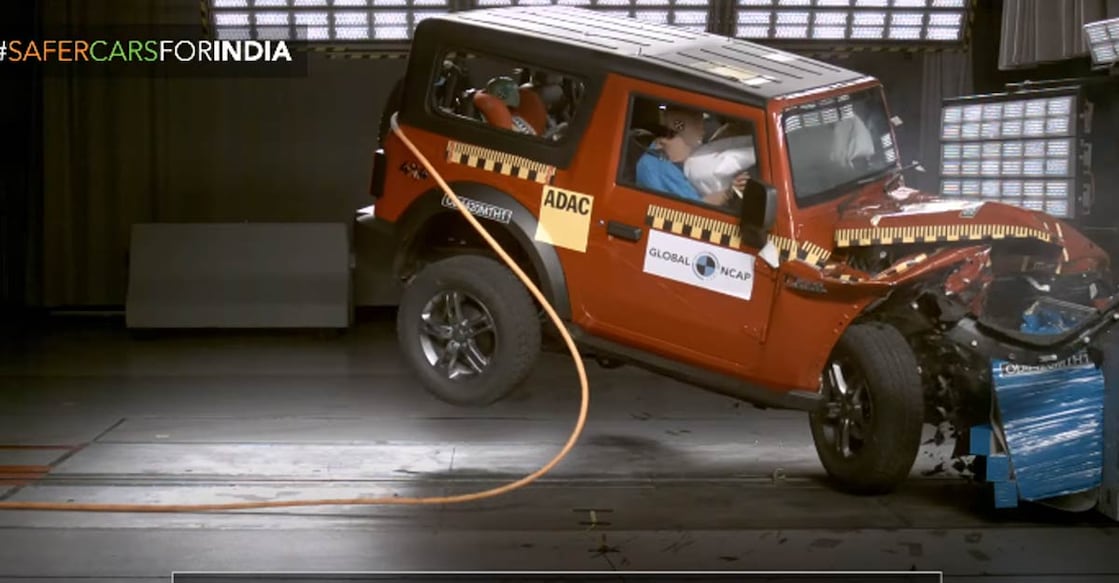 New Mahindra Thar gets 4 stars rating in Global NCAP crash test | Watch video