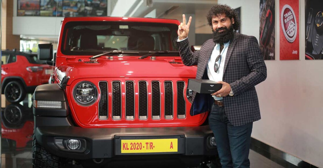 Kerala's first Jeep Wrangler Rubicon sports a No. 1 number plate worth Rs.6.25 lakh