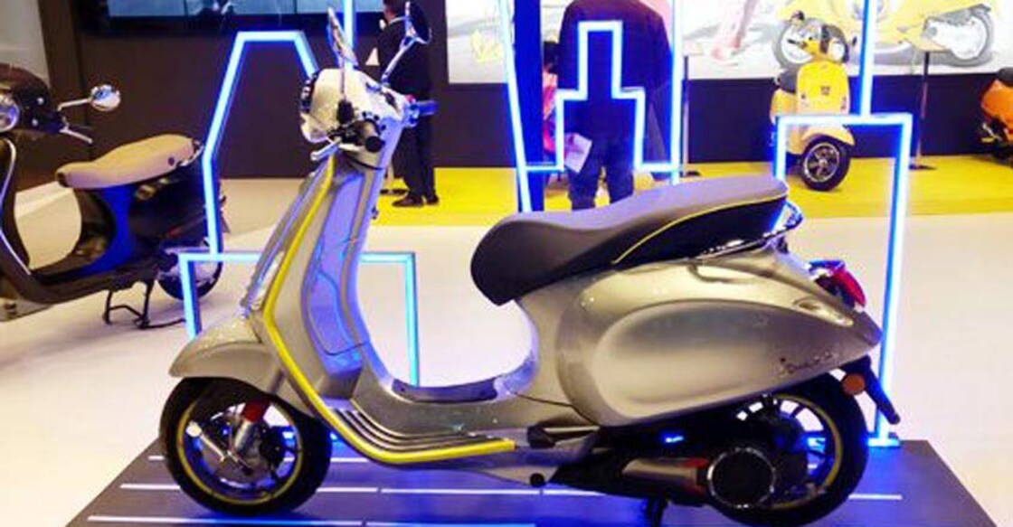 Piaggio showcases electric Vespa 'made for India'