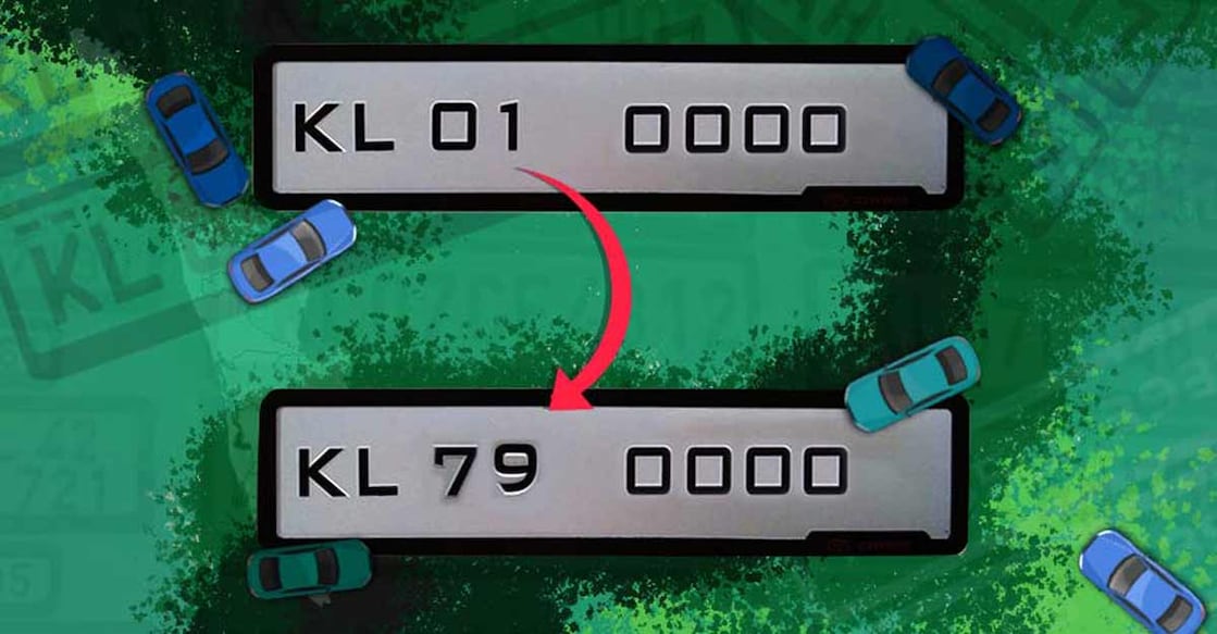 From KL 01 to KL 79: the registration numbers and places in Kerala