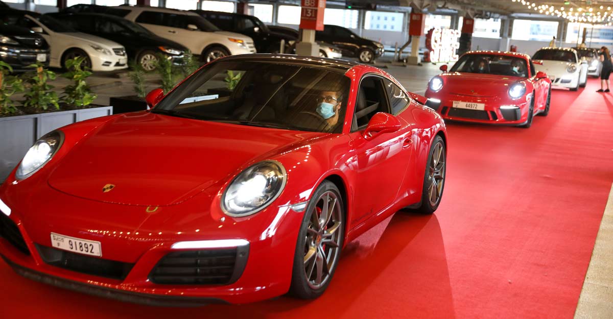 Porsches, popcorn and social distancing at Dubai drive-in cinema Porsches, popcorn and social distancing at Dubai drive-in cinema