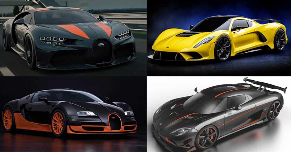 Lightning speed, super style: Ludicrously fast hyper cars of world