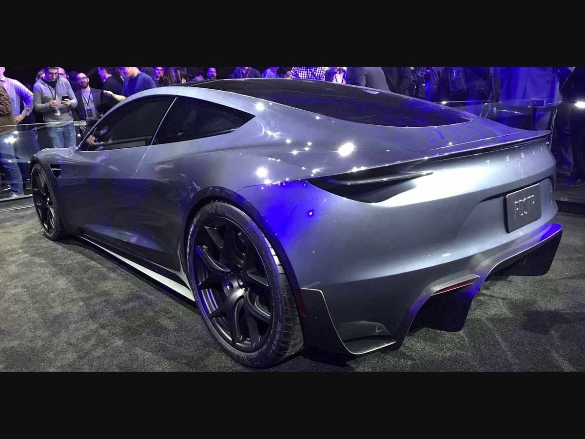 Grey tesla deals roadster