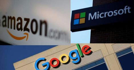 Amazon, Microsoft & Google make massive gains from cloud services