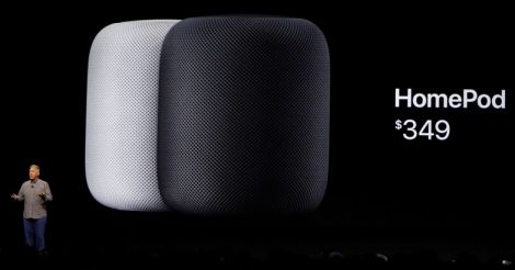 Apple debuts HomePod speaker to bring Siri into the living room