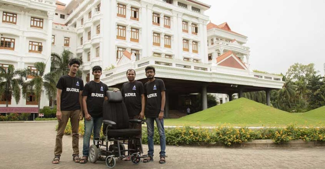 Kerala students develop low-cost self-driving wheelchair
