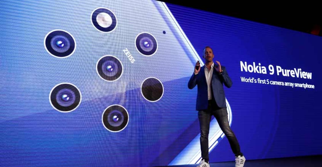 Nokia unveils world's first penta-camera smartphone