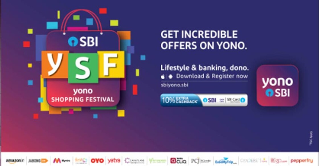 SBI launches YONO Shopping Festival; offers up to 40% discount SBI launches YONO Shopping Festival; offers up to 40% discount