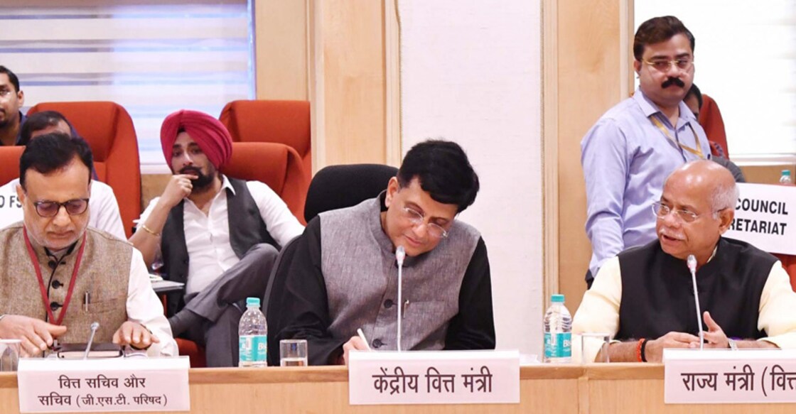 Piyush Goyal chairs the 28th GST Council meet Piyush Goyal chairs the 28th GST Council meet